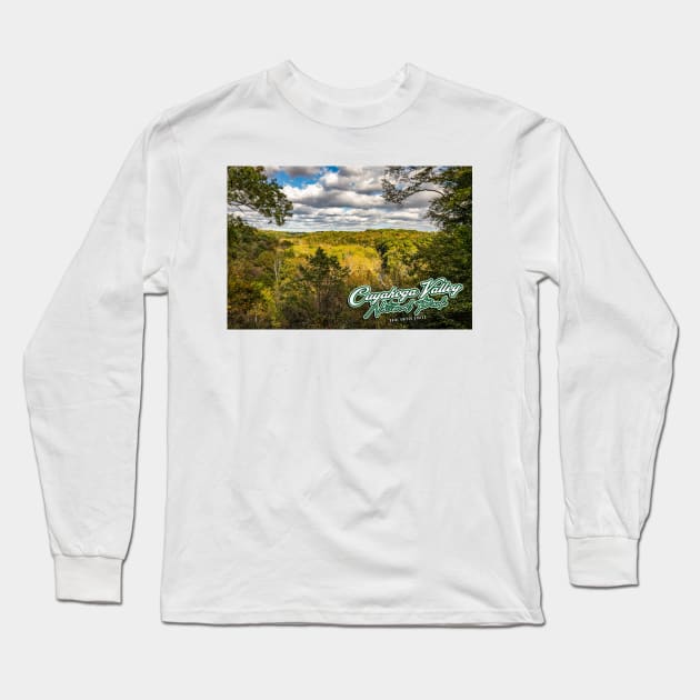 Cuyahoga Valley National Park Gorge Parkway Overlook Long Sleeve T-Shirt by Gestalt Imagery